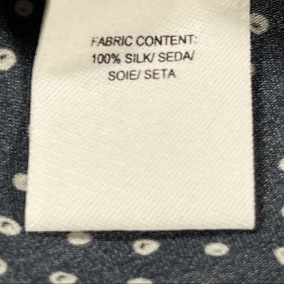 Derek Lam 10 Crosby size 4  lace up tank, blue & red ruffles & polka dots design - Picture 14 of 15